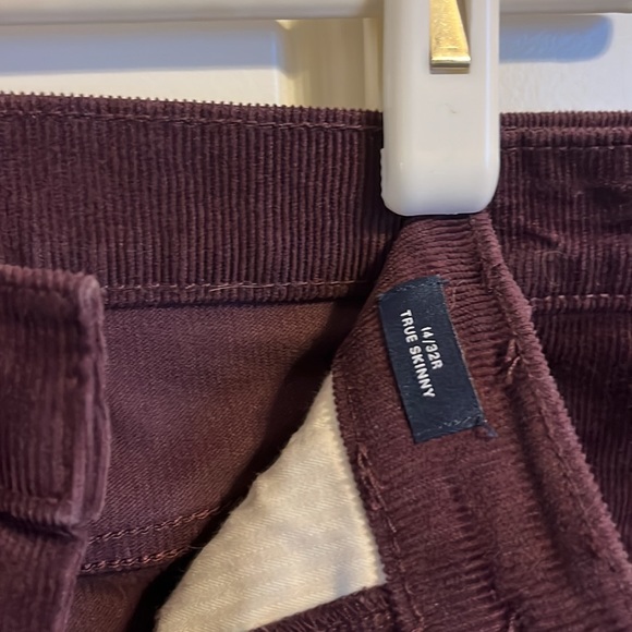 Gap skinny corduroys, burgundy - Picture 4 of 4